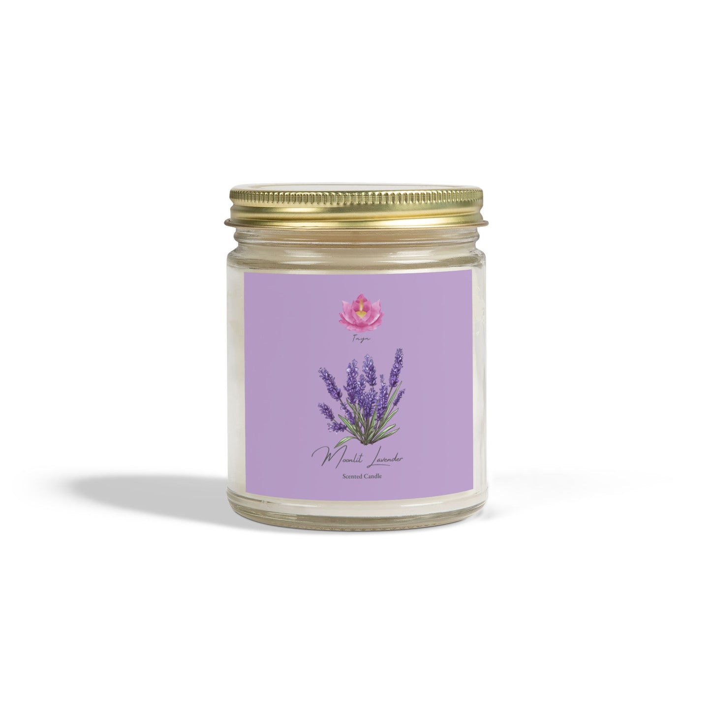 Moonlit Lavender Scented Candle - Lavender Scented Candles 4oz, 9oz | Coconut Apricot Wax